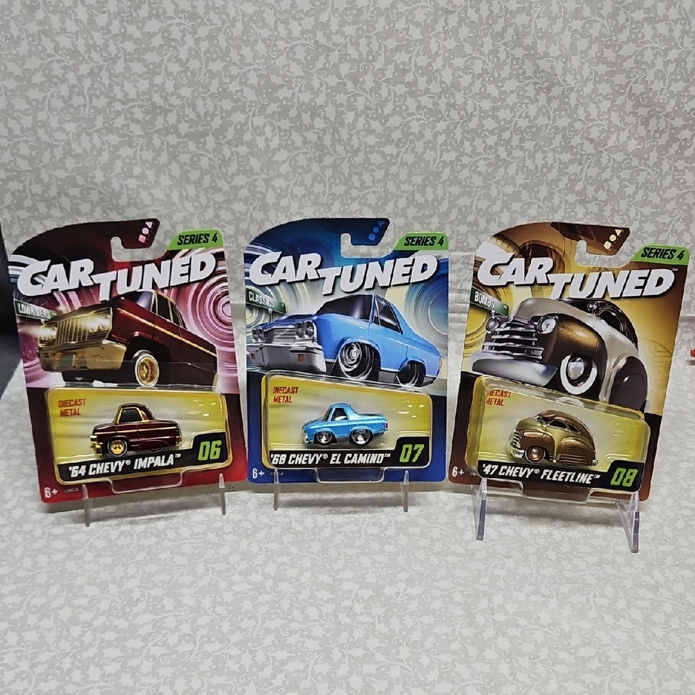 Car Tuned Series 4 '64 Chevy Impala '68 Chevy El Camino '47 Chevy Fleetline